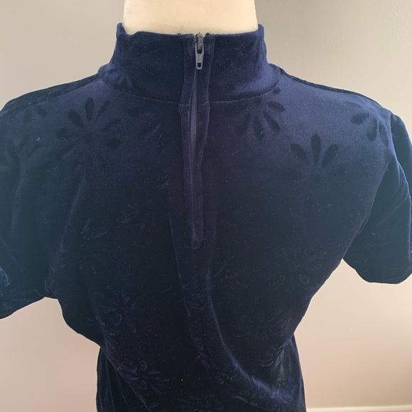 Exclusively Gantos Vintage Velvet Mini Dress - Picture 6 of 8